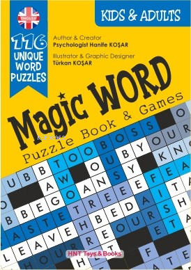  Magic Word Puzzle Book & Games | Magic Word Puzzle Book & Games | Hanife Koşar | Türkan Koşar | Hnt Toys & Books | 9786057395757 
