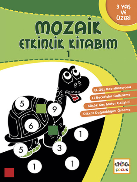 Mozaik Etkinlik Kitabım - 1; Daire, 3+ Yaş