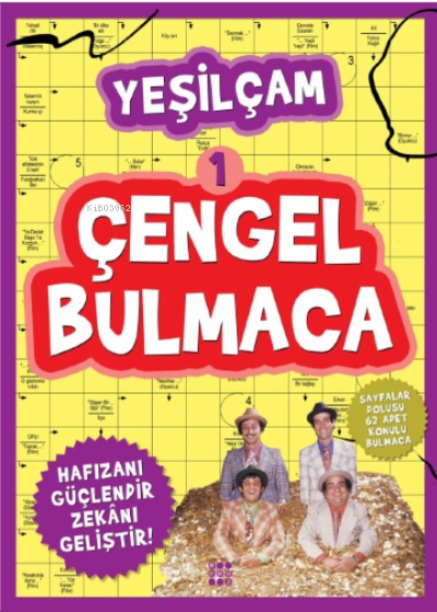  Çengel Bulmaca Yeşilçam 1 | Vildan Yılmaz | Gizem Ulaş | Ali Osman Başkuyu | Hakan Kayar | Zeliha Kayar | Dokuz Yayınları | 9786257642200 | 