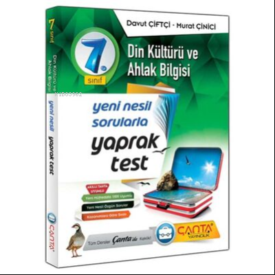  Çanta 7Sınıf Yaprak Test Din Kültürü ve Ahlak Bilgisi 2019 12 90 | Çanta 7Sınıf Yaprak Test Din Kültürü ve Ahlak Bilgisi 2019 12 90 | Davut Çiftçi | Çanta Yayınları | 9786057821089 