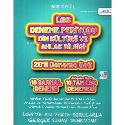 Netbil 8. Sınıf LGS Din Kültürü Ve Ahlak Bilgisi 20  li Deneme Seti