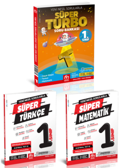  1Sınıf Süper 3Lü Set (Türkçe+Mate+Süper Turbo Sb) | 1Sınıf Süper 3Lü Set (Türkçe+Mate+Süper Turbo Sb) | Kolektif | Model Eğitim Yayınları | 9786257509848 
