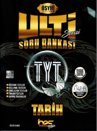  BES ULTİ TYT SORU BANKASI TARİH 2022 | Kolektif | Bes Yayınları (Hazırlık) | 9786052624869 | 