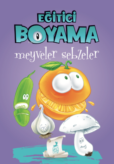 Eğitici Öğretici Boyama -Meyveler Sebzeler