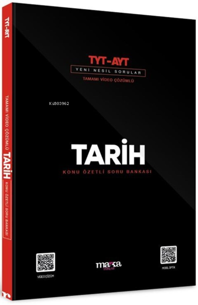  2023 TYT AYT Tarih Konu Özetli Yeni Nesil Soru Bankası Marka Yayınları | Kolektif | Marka Yayıncılık | 9786258476422 | 