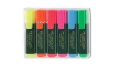  Faber Castell İşaretleme Kalemi (Textlıner 1546) (6+2 Li Set) (Şeffaf Gövde) (15 46 62) (5 Li) | Faber Castell | 4005401043973 | 