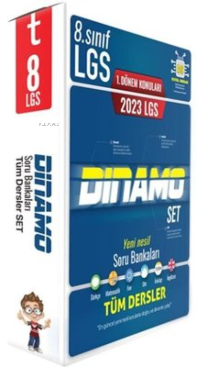  2023 LGS1Donem Dinamo Tum Dersler Soru Bankasi Set | 2023 LGS1Donem Dinamo Tum Dersler Soru Bankasi Set | Kolektif | Tonguç Akademi | 8683781816606 