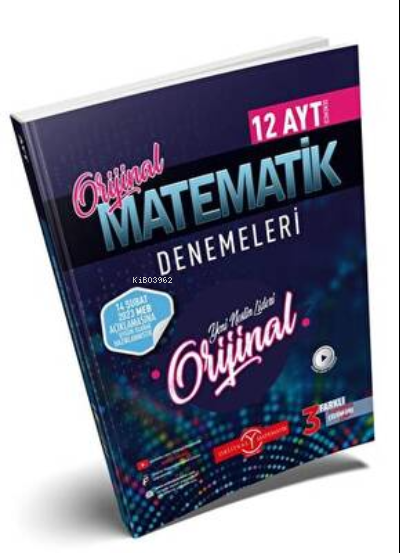 Orijinal Yks Ayt *Özel* Dnm 12Li Matematik - 2023