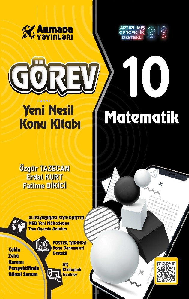  Armada Görev 10 Matematik Yeni Nesil Konu Kitabı | Armada Görev 10 Matematik Yeni Nesil Konu Kitabı | Özgür Tazecan | Armada Yayınları | 9786258266559 