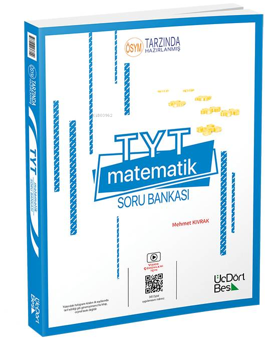 Üç Dört Beş Yayınları TYT Matematik Soru Bankası