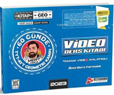  2023 60 Günde Geometri TYT AYT Geometri Kampı Video Ders Kitabı EKO | Kolektif | Mert Hoca Yayınları | 9786057177476 | 