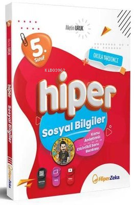  5 Sınıf Hiper Sosyal Bilgiler Konu Anlatımlı & Soru Bankası | Metin Uruk | Hiper Zeka Yayınları | 9786256935136 | 