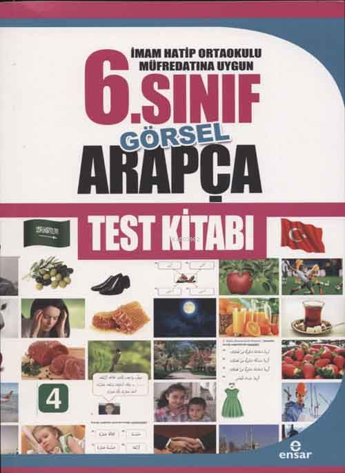 İmam Hatip Ortaokulu Müfredatın Uygun 6. Sınıf Görsel Arapça Test Kitabı