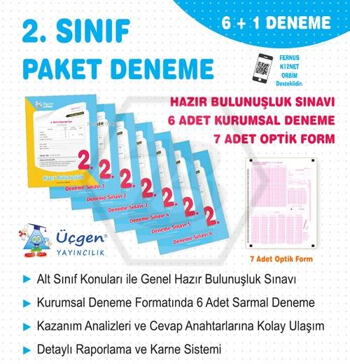 2. Sınıf Paket Deneme 7'Li + Optik - 2024/2025