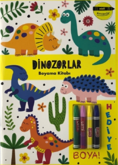 Dinozorlar Boyama Kitabı - Minik Ressamlar