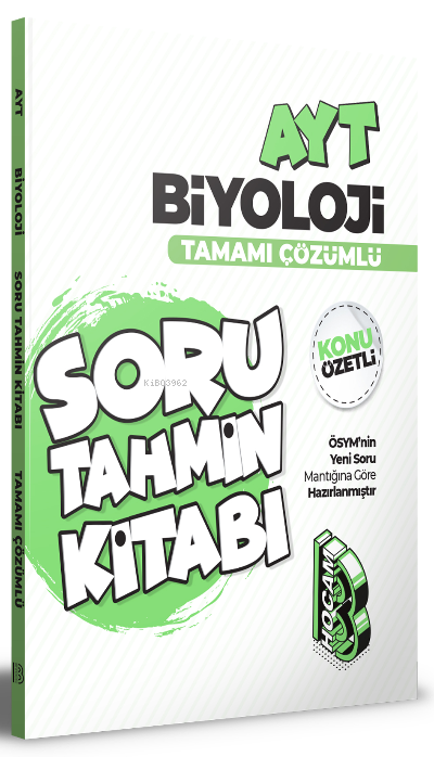  2022 AYT Biyoloji Konu Özetli ve Tamamı Çözümlü Soru Tahmin Kitabı | 2022 AYT Biyoloji Konu Özetli ve Tamamı Çözümlü Soru Tahmin Kitabı | Kolektif | Benim Hocam Yayınları | 9786258060621 