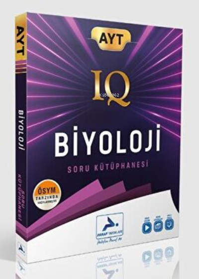  Paraf Ayt Iq Biyoloji Soru Kütüphanesi | Kolektif | Prf Yayınları | 9786257423274 | 