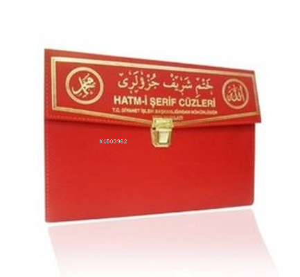 Kur'an-ı Kerim 30 Cüz Hatim Seti (Rahle Boy Çantalı Kırmızı Kapak Kod: 102)