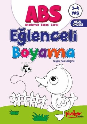 ABS Eğlenceli Boyama Küçük Kas Gelişimi 3 - 4 Yaş