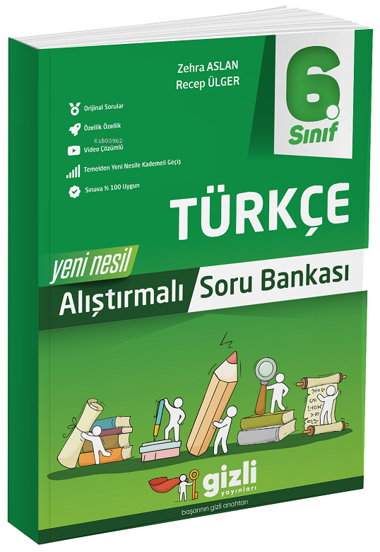 6.Sınıf Türkçe Alıştırmalı Soru Bankası