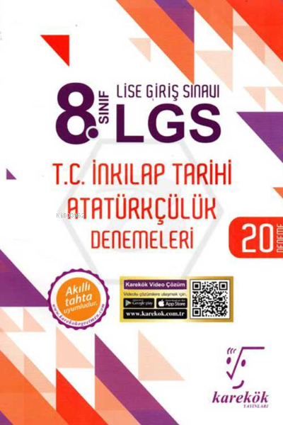  8Sınıf Lgs İnkilap Tarihi Atatürkçülük Denemeleri | Kolektif | Karekök Yayınları (Hazırlık) | 9786257154963 | 