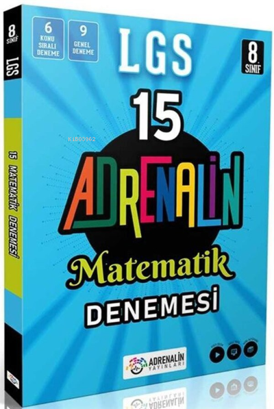 Adrenalin Yay. 8.Sınıf Matematik 15 Branş Denemesi