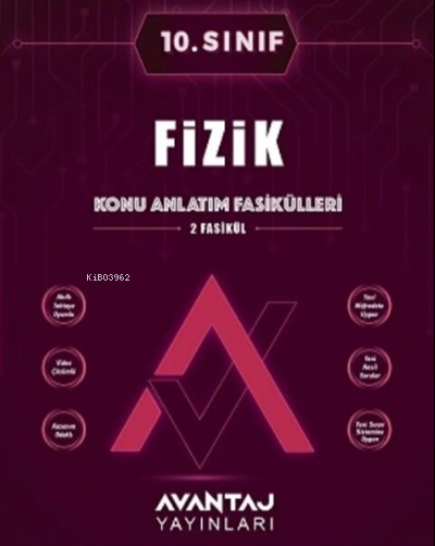 Avantaj Yayınları 10.Sınıf Fizik Konu Anlatım Fasikülleri