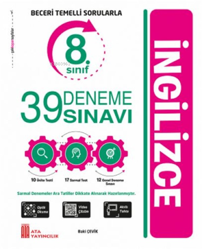 Ata Yayıncılık 8. Sınıf İngilizce 39 Deneme Sınavı