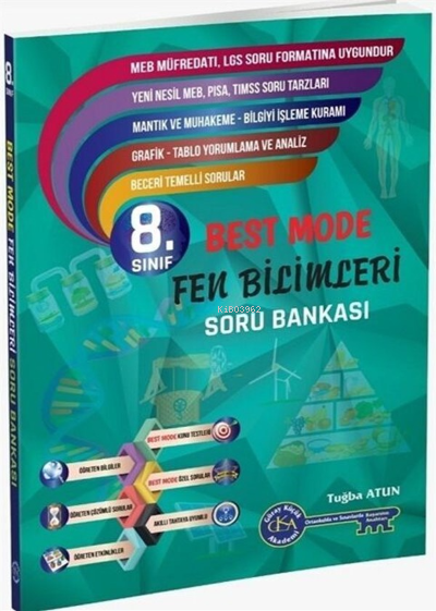  Gür Yayınları 8Sınıf Fen Bilimleri Soru Bankası | Gür Yayınları 8Sınıf Fen Bilimleri Soru Bankası | Tuğba Atun | Gür Yayınları | 9786057528728 