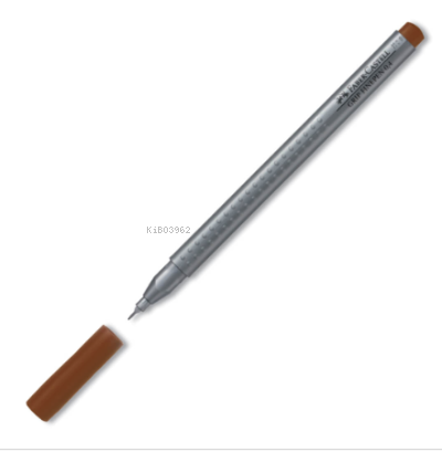  Faber Castell Grip Finepen (Kahverengi) (04) (10 Lu) | Faber Castell | 4005400917251 | 