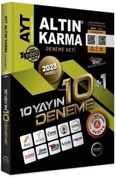 2023 Model AYT 10 Yayın 10 Deneme + Son 1 Yıl Çıkmış Sorular