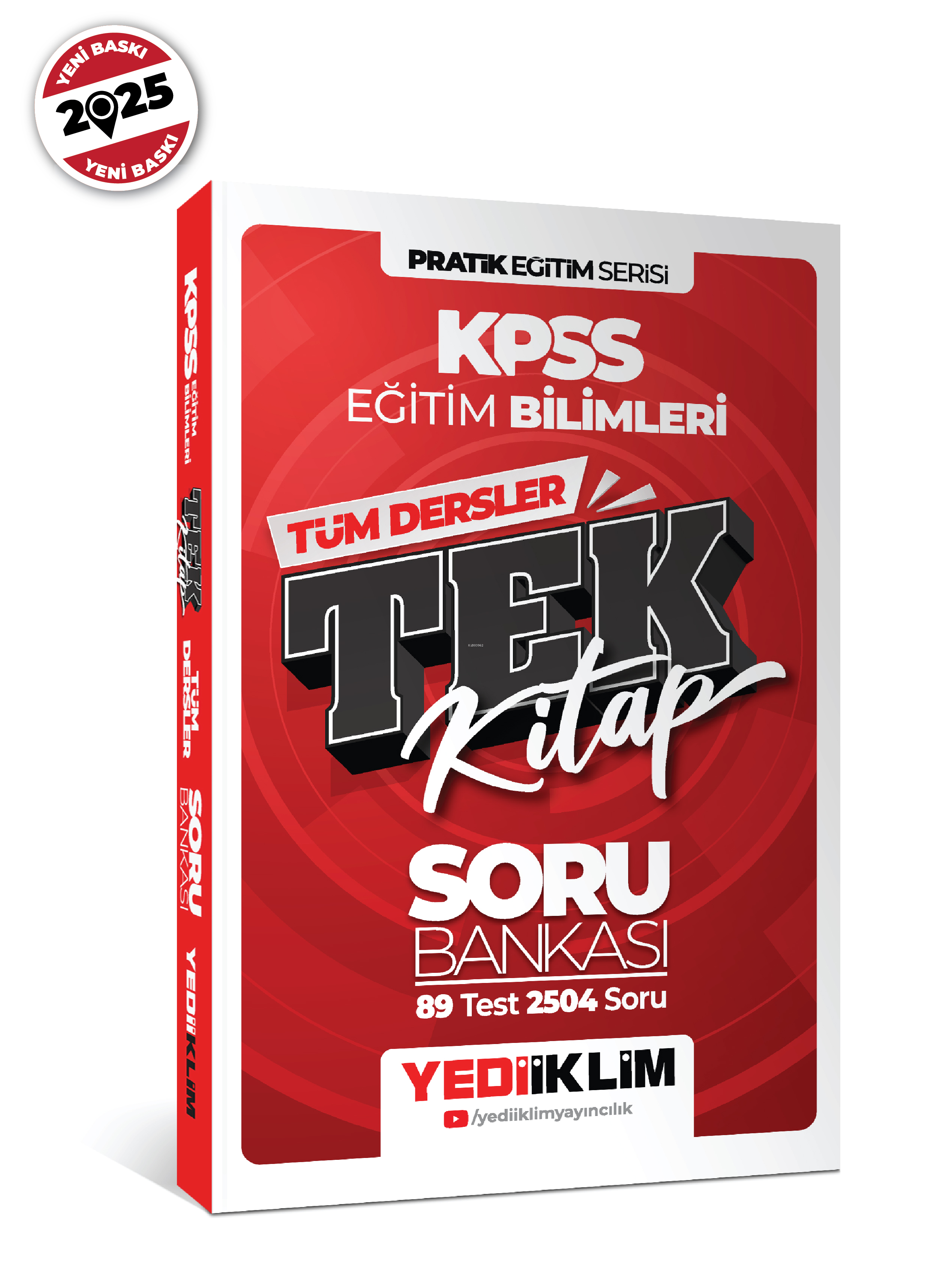  Yediiklim Yayınları KPSS Eğitim Bilimleri Tüm Dersler Tek Kitap Soru Bankası | Yediiklim Yayınları KPSS Eğitim Bilimleri Tüm Dersler Tek Kitap Soru Bankası | Kolektif | Yediiklim Yayıncılık (Hazırlık) | 9786254313837 