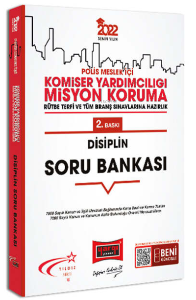  2022 Polis Meslek İçi Komiser Yardımcılığı Misyon Koruma Disiplin Soru Bankası | Kolektif | Yargı Yayınevi | 9786254429118 | 