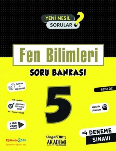  Fen Bilimleri Soru Bankası | Kolektif | Üçgen Yayıncılık | 9786257152006 | 