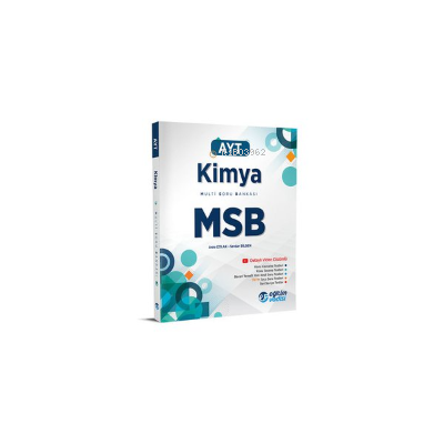  2022 Ayt Msb Kımya | 2022 Ayt Msb Kımya | Kolektif | Eğitim Vadisi Yayınları | 9786051949055 