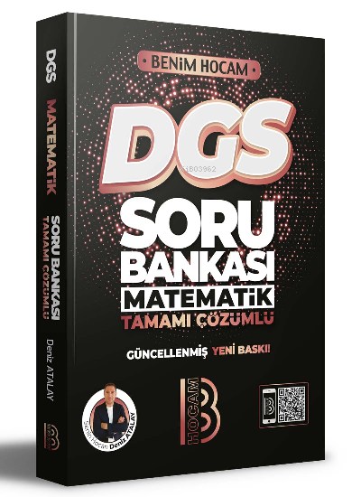  2023 DGS Matematik Tamamı Çözümlü Soru Bankası | 2023 DGS Matematik Tamamı Çözümlü Soru Bankası | Deniz Atalay | Benim Hocam Yayınları | 9786258161960 