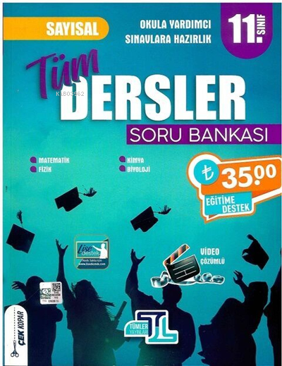  11Sınıf Soru Bankası Sayısal 2022 | 11Sınıf Soru Bankası Sayısal 2022 | Kolektif | Tümler Yayınları (Bayilik) | 9786257273336 
