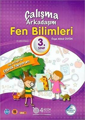  3 Sınıf Fen Bilimleri Çalışma Arkadaşım/4 Adım | 3 Sınıf Fen Bilimleri Çalışma Arkadaşım/4 Adım | Kolektif | 4 Adım Yayınları | 9786058140011 