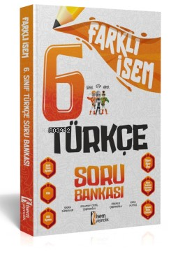  2024 Farklı İsem 6Sınıf Türkçe Soru Bankası | 2024 Farklı İsem 6Sınıf Türkçe Soru Bankası | Eray Yılmaz | Firdevs Çobanoğlu | Sinan Sürsavur | Mehmet Cemil Çobanoğlu | İsem Yayıncılık (Hazırlık) | 9786052867853 