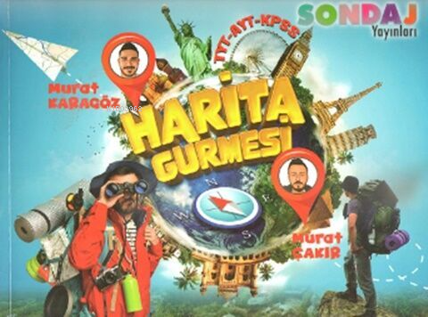  Sondaj Yayınları TYT AYT Coğrafya Harita Gurmesi | Sondaj Yayınları TYT AYT Coğrafya Harita Gurmesi | Murat Çakır | Murat Karagöz | Sondaj Yayınları | 9786051974682 