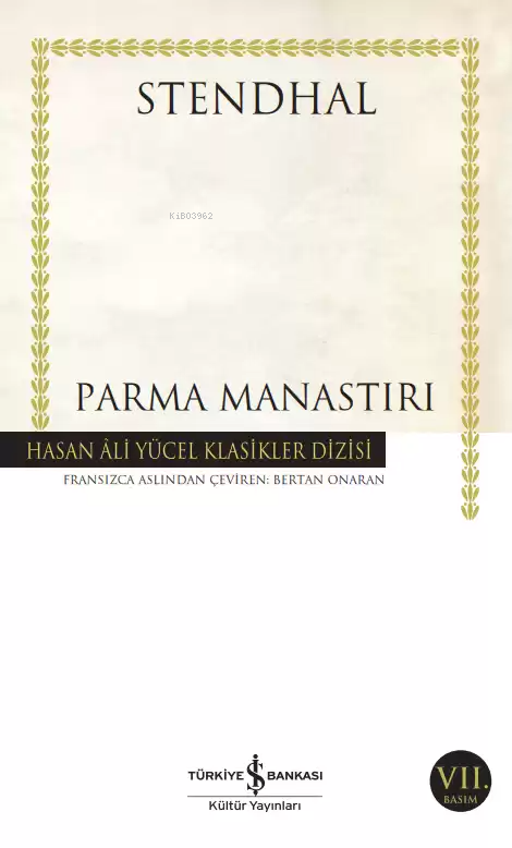 Parma Manastarı; Hasan Âli Yücel Klasikler