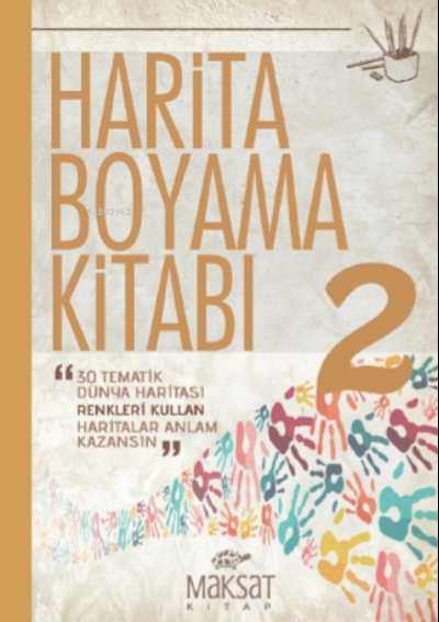  Harita Boyama Kitabı Dünya 2 | Harita Boyama Kitabı Dünya 2 | Veli Kural | Maksat Kitap | 9786057482150 