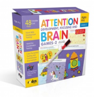 Attention Development, Focusing and Brain Games-2 - Grade-Level 2 - Ages 4-6