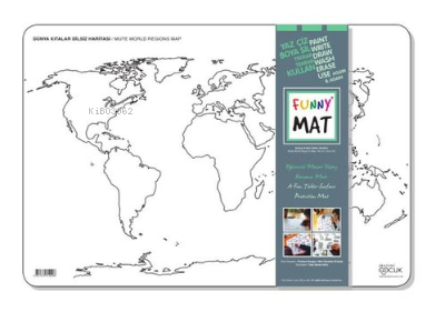  Akademi Çocuk Funny Mat Dünya Kıtalar Dilsiz Haritası | Akademi Çocuk Funny Mat Dünya Kıtalar Dilsiz Haritası | Kolektif | Akademi Çocuk (Hazırlık) | 8681379310208 