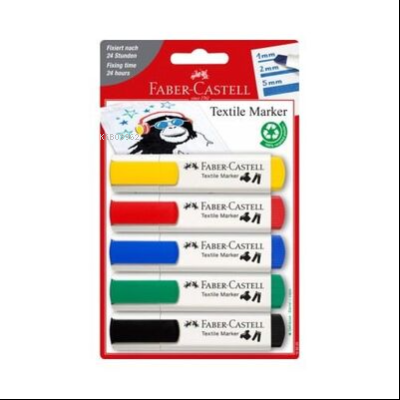  Faber Castell Tekstil Markörü Klasik 5li | Faber Castell | 4005401595205 | 