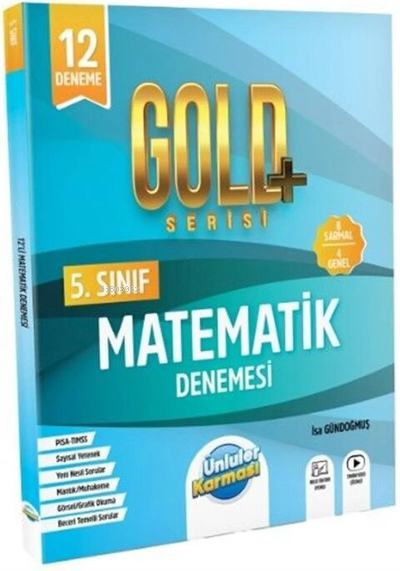 Ünlüler Karması 5. Sınıf Gold Matematik 12 Deneme(Yeni)