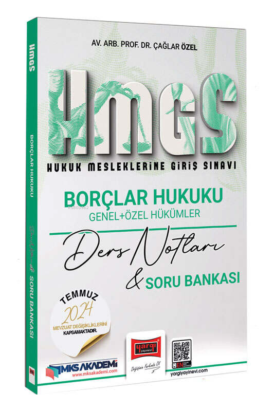  Yargı Yayınevi 2025 Hukuk Mesleklerine Giriş Sınavı Borçlar Hukuku Genel ve Özel Hükümler Ders Notları & Soru Bankası | Yargı Yayınevi 2025 Hukuk Mesleklerine Giriş Sınavı Borçlar Hukuku Genel ve Özel Hükümler Ders Notları & Soru Bankası | Çağlar Özel | Yargı Yayınevi | 9786253702373 