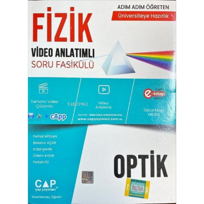  Üniv Haz Fizik Ka Sb Optik 2023 | Kolektif | Çap Yayınları (Bayilik) | 9786258139044 | 