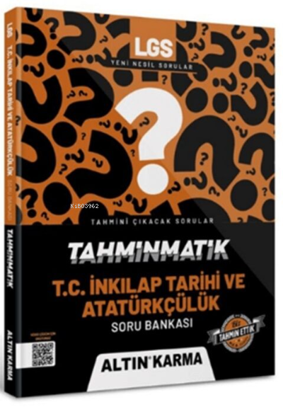 Altınkarma Tahminmatik LGS 8.Sınıf T.C. İnkilap Tarihi ve Atatürkçülük Soru Bankası