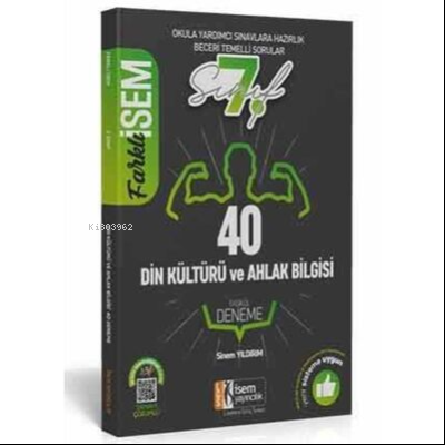  2021 Farklı İsem 7 Sınıf Din Kül 40 Deneme | 2021 Farklı İsem 7 Sınıf Din Kül 40 Deneme | Kolektif | İsem Yayıncılık (Hazırlık) | 9786052866061 